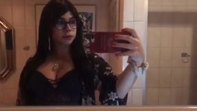 Dark hair style