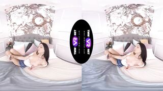 Orgasming with a phone in her hands