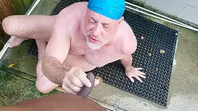 Bear Gets Pissed On By Bbc Outdoors In Public!