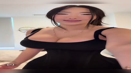 asian likes showing her tits
