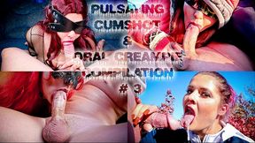 best throbbing and pulsating cumshot compilation by amateur couple, oral creampie 3