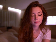 Amateur cougar MILF with small boobs is jerking cock