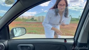 I Got Caught Giving &quot;therapy&quot; in His Car.. in Public