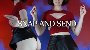 Snap And Send [Findom Leather Brat]