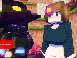 SLIPPERYT GETS! massive TITTIES MINECRAFT animation HD