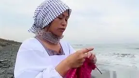 Mature Beauty Fucks a Stranger Under the Sun - Steamy Asian Beach Encounter