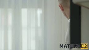 Mature 4k featuring Asha Heart's big cock scene