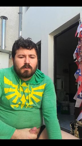 Jerking off Outside