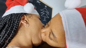 PRICESS AND DWARF IN CHRISTMAS MOOD OF KISSES BY NATY AND EVIL DWARF CAM FULL HD CLIP 4