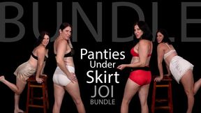 Satin Panties Under My Skirt JOI- High-Waisted Panty Fetish Bundle - Kylie Jacobsx - MP4 1080p HD