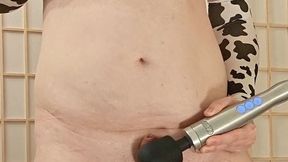 [VERTICAL] Cumming Quick From Standing Fuck Machine Overstimulation