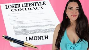 Loser Lifestyle Contract - Real 1 Month Reject Reprogramming Guidance with Countess Wednesday - Pussy Denial, Sexual Rejection, Loser Porn, Mind Fuck MP4 1080p