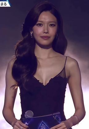 K-pop star on stage