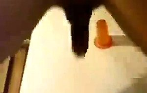 Webcam solo with a toy