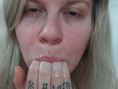 Fisting Her Pussy and Tasting Her Juices