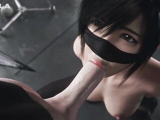 Yuffie Kisaragi's Wild Interrogation Screw: Last Dream Anime 60FPS Creampie Bare Animation