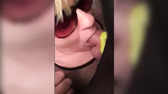 Kinky Crossdresser Tied to Bed for Rough Blowjob