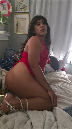 Fucking myself with dildo