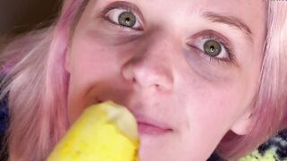 ASMR- Squash Blowing and Licking