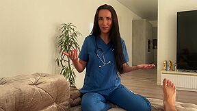 Stepmom-doctor Fucks Her Stepson During A Break At Work