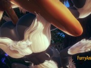 Furry Hentai - Fox & Satyr Fuck and crempie