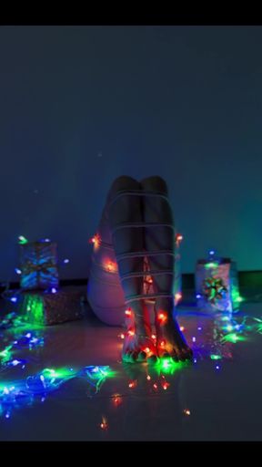 Just Me Pretending to Be Your Christmas Tree P.s. Feet Lovers Might Really Enjoy the Tease