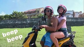 Colombian culona Juliana rides cock in anal scene