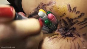 Queen Snake In Diamond - Rgb