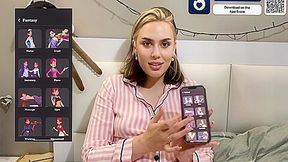 Sexy Student 18+ Plays The Role Of A Horny Maid Using A Dating App