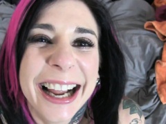 Emo MILF buttfucked before sucking atm style