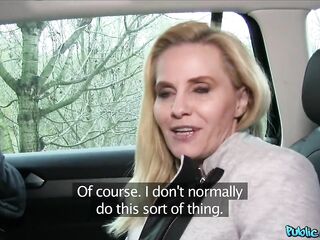 Public Agent Golden-Haired mother I'd like to fuck with Large Titties Bangs a Stranger for Money