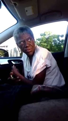 Mature Ebony Granny Gives Blowjob