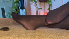 ASMR Nylons removal