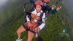 Mariana Martix Squirts While Paragliding
