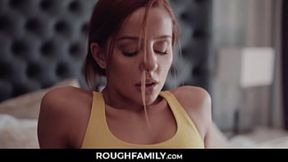 Flexible girl takes control as stepdad delivers intense pleasure