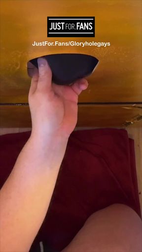 Golden Gloryhole Young Rock-Hard Stud Fills My Throat First Then Absolutely Drowns the Cookie