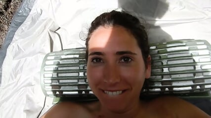 nude sunbather sucks strangers dick