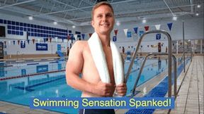 Swimming Sensation Spanked! Featuring Nathan HD Version