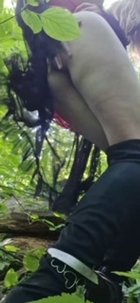 Naugthy actions in the forest