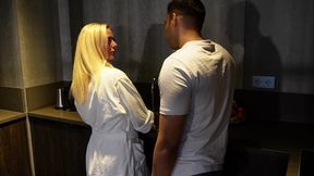 tina was washing dishes, but sinflare wanted to put his dick in her pussy and cum there twice