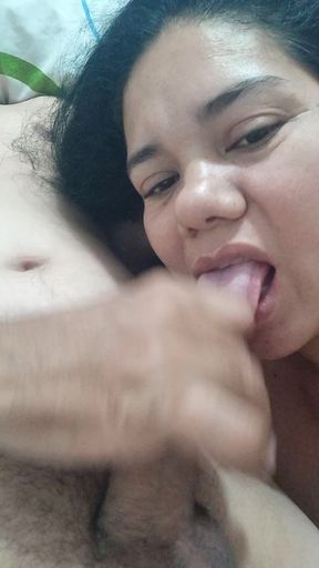 Wife Enjoys Sucking