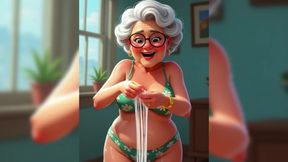 Granny Animation Sticky Mess