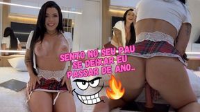 Hot Student Masturbating And Talking Bitching To Seduce The - Naughty Teacher