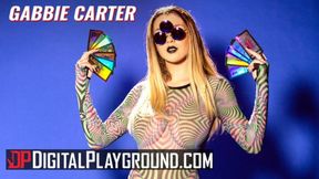 ”Hippy Bitch Gabbie Carter Takes Cumshot in Her Third Eye”