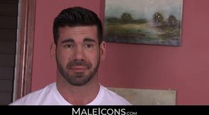 MaleIcons.com - Billy's slick massage leading to a passionate sexual release