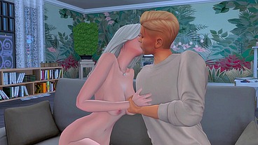 FUTANARI STEPSISTER SEDUCED FEMBOY'S BROTHER FOR HARD ANAL SEX AND HUMILIATION (SIMS + ANIME HENTAI + SFM)