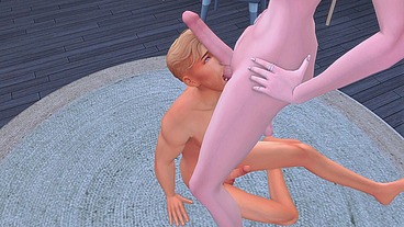 FUTANARI STEPSISTER SEDUCED FEMBOY'S BROTHER FOR HARD ANAL SEX AND HUMILIATION (SIMS + ANIME HENTAI + SFM)