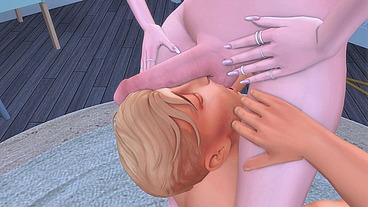 FUTANARI STEPSISTER SEDUCED FEMBOY'S BROTHER FOR HARD ANAL SEX AND HUMILIATION (SIMS + ANIME HENTAI + SFM)
