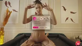 lia lin te fait un massage nuru interactif et tu choisis les actions