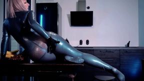 Hot Latex Mistress Arya Grander Sexy Compilation, Rubber Fetish and Positive Femdom